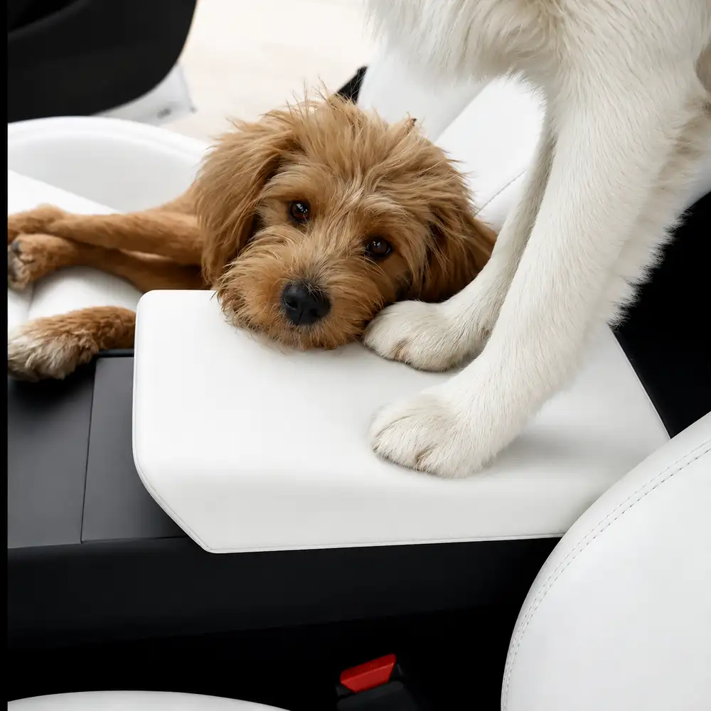 Tpu Center Console Armrest Cover for Model Y Juniper & Model 3 Highland