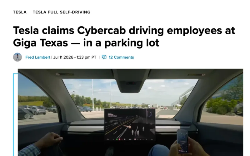 Tesla Announces Cybercab Employee Ride Service at Giga Texas—but Key Details Are Missing