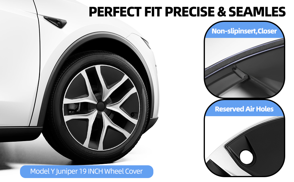 19-Inch Arachnid Style Wheel Covers for 2025+ Tesla Model Y Juniper