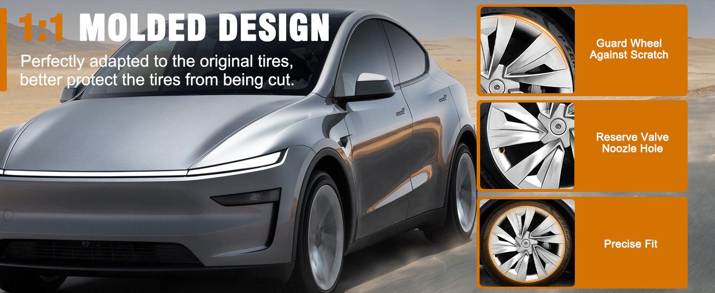 19-Inch Wheel Covers for 2025+ Tesla Model Y Juniper
