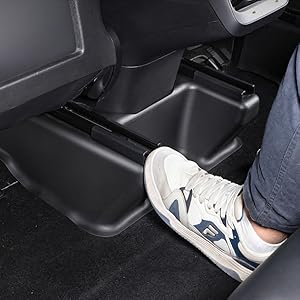 Interior Accessory Kit for New Model Y: Rear Seat Anti-Kick Guards, Under-Seat Corner Protectors, and Seat Rail Covers