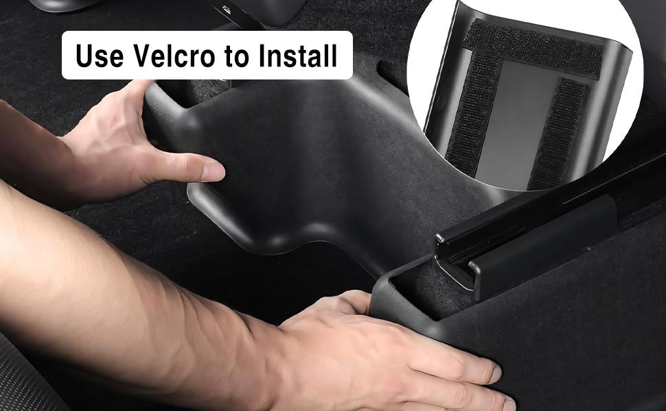 Interior Accessory Kit for New Model Y: Rear Seat Anti-Kick Guards, Under-Seat Corner Protectors, and Seat Rail Covers