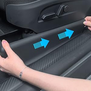 Interior Accessory Kit for New Model Y: Rear Seat Anti-Kick Guards, Under-Seat Corner Protectors, and Seat Rail Covers