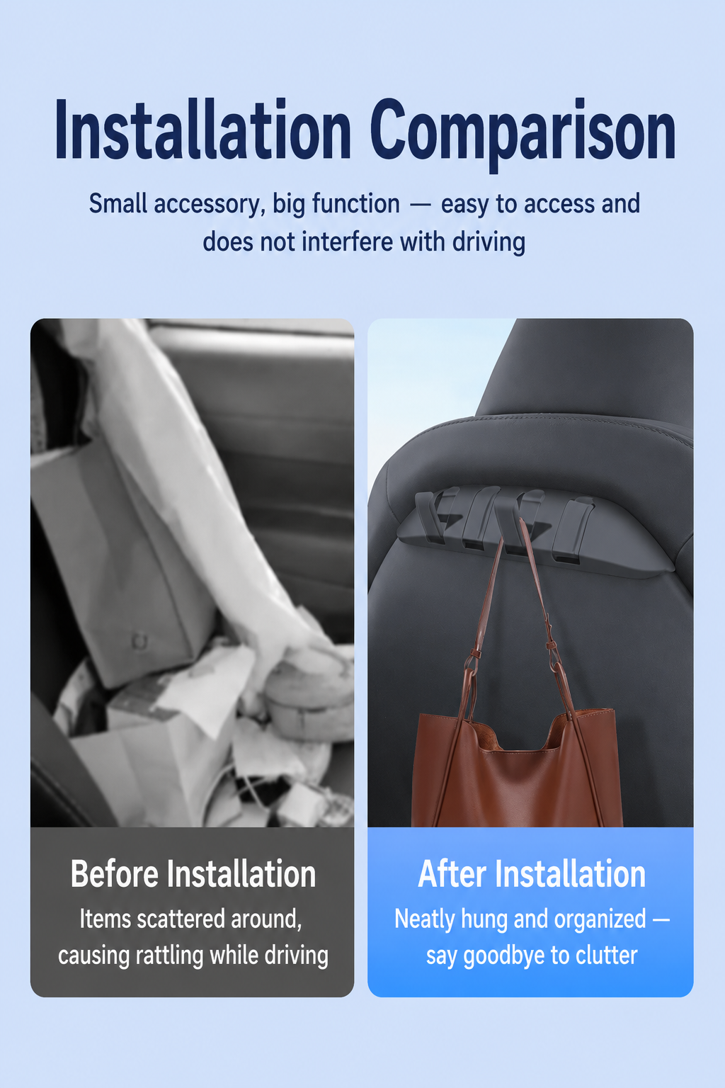 Car Seat Back Hooks For Tesla Model Y/3/S/X