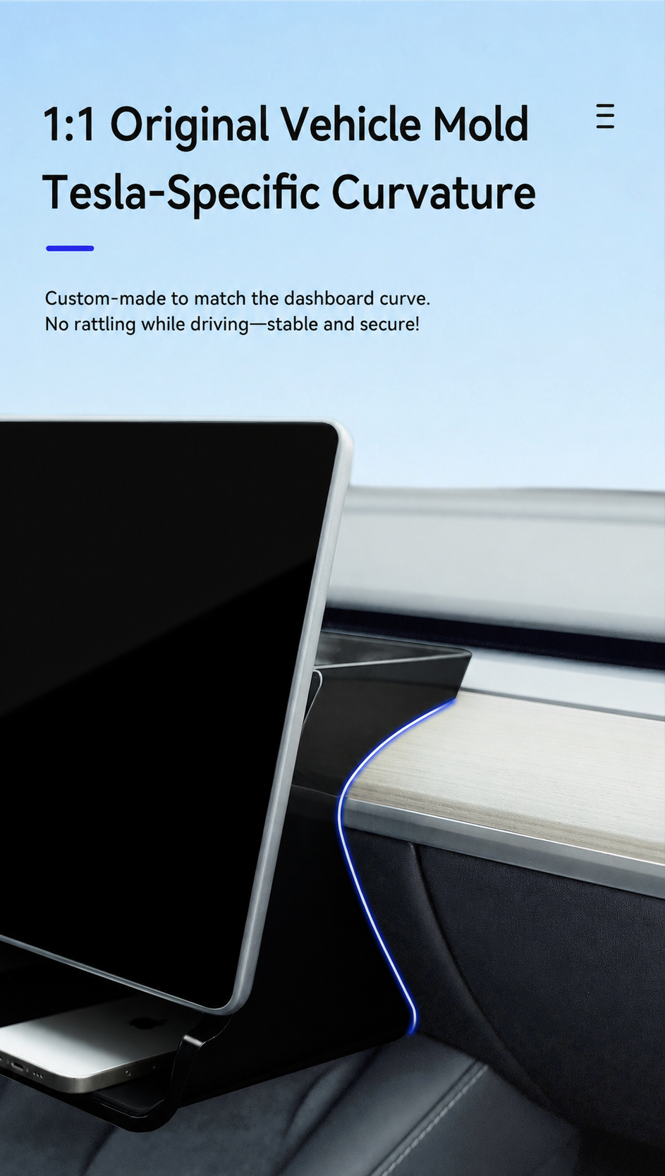 Multifunctional Center Console Storage Box & Screen Organizer — Custom Accessory for Tesla Model 3/Y