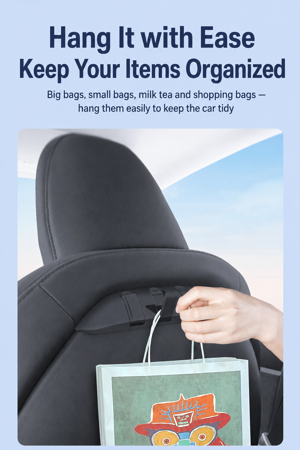 Car Seat Back Hooks For Tesla Model Y/3/S/X