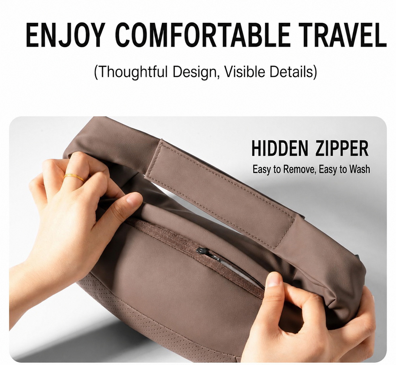 Car Headrest & Neck Support Pillow — Compatible with Tesla Model 3, Y, S, and X