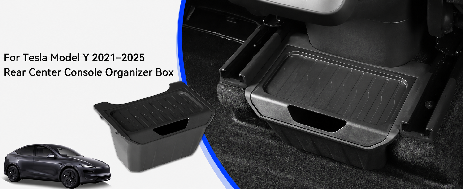Storage Organizer Bins for 2021-2024 Tesla Model Y