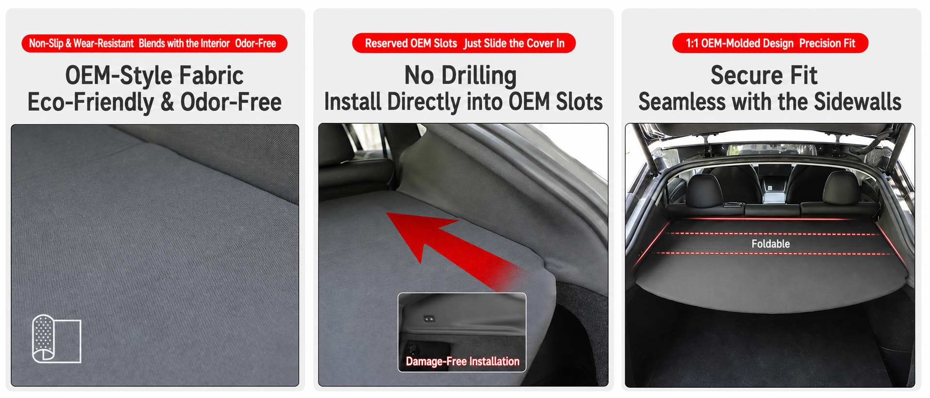 Cargo Cover for Tesla Model Y Juniper