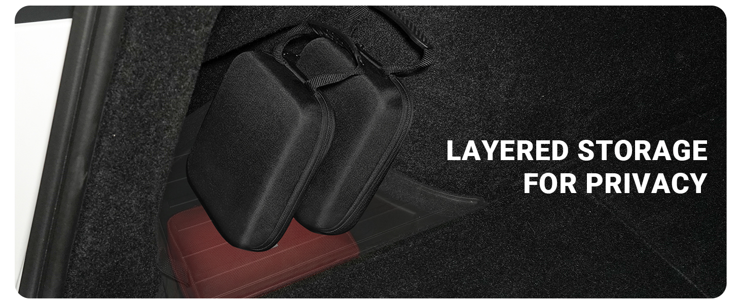 Rear Trunk Storage Bins