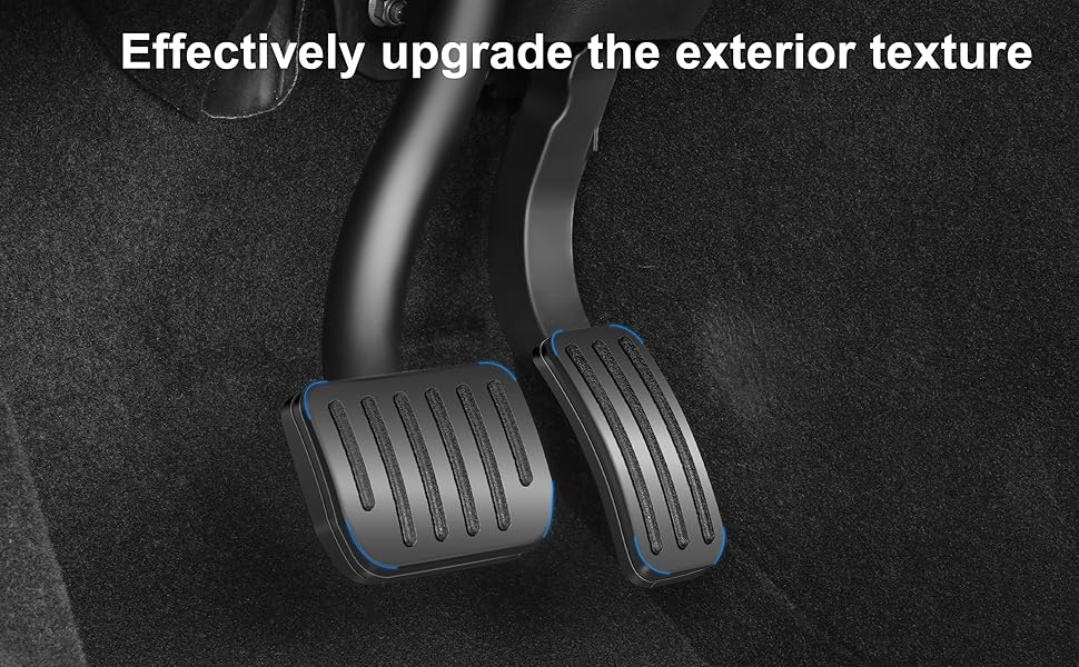 Silver Foot Pedal Pad Accessories