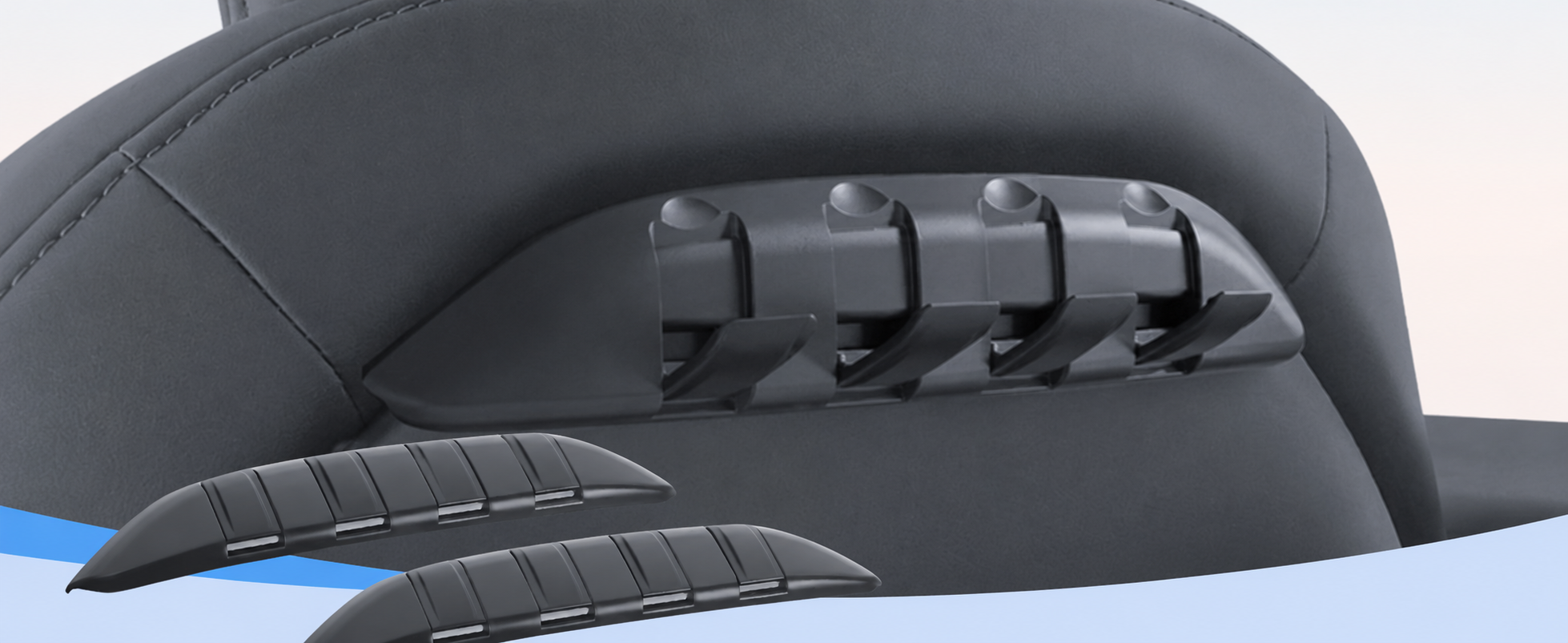2 Pack Car Seat Back Hooks For Tesla Model Y/3/S/X