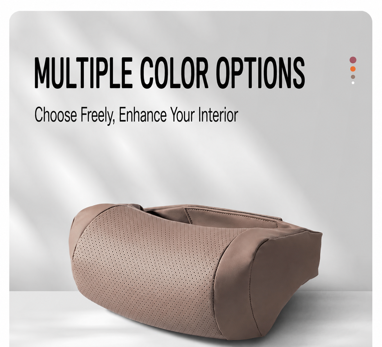 Car Headrest & Neck Support Pillow — Compatible with Tesla Model 3, Y, S, and X