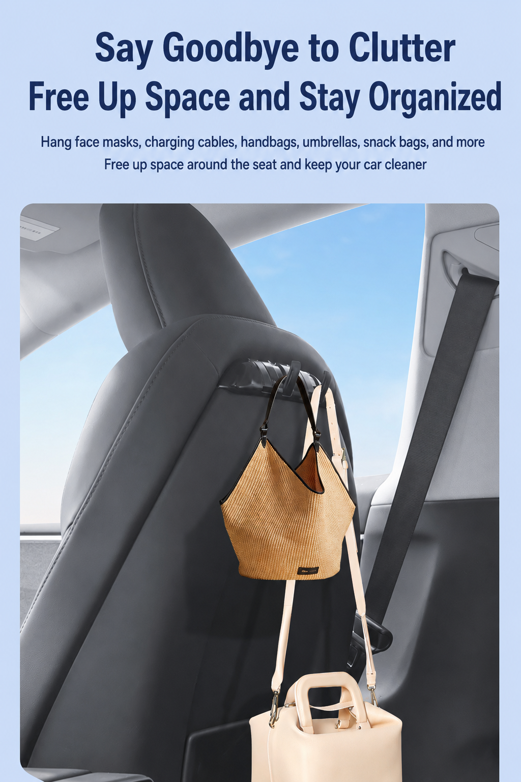 Car Seat Back Hooks For Tesla Model Y/3/S/X