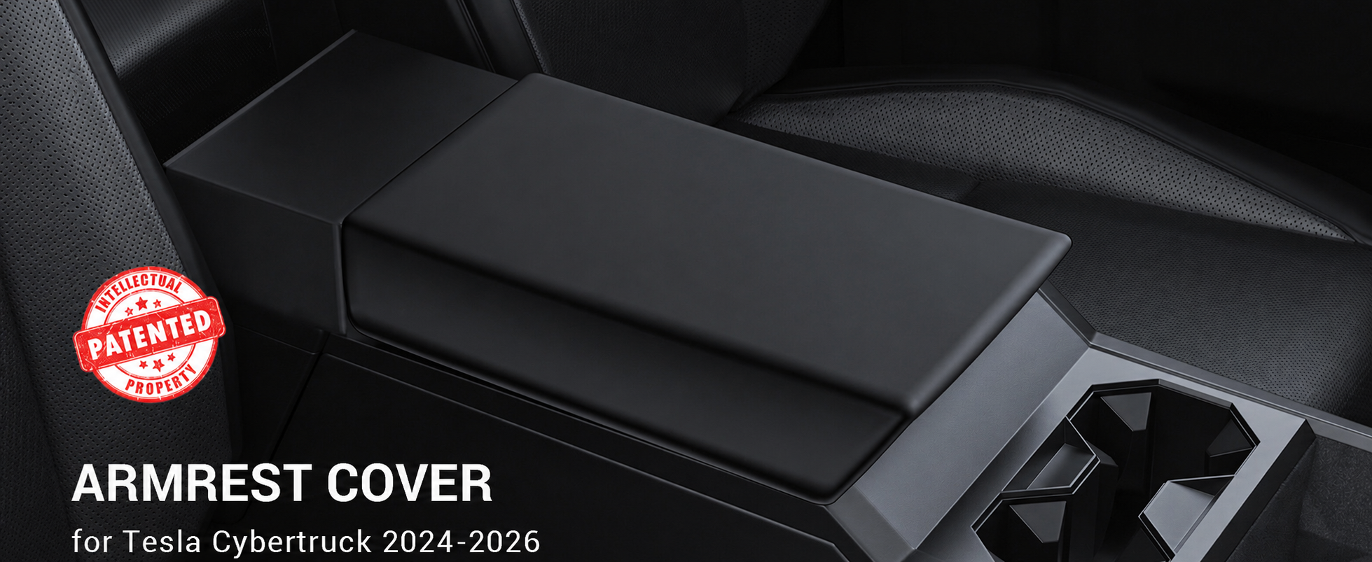 Center Console Armrest Cover for Tesla