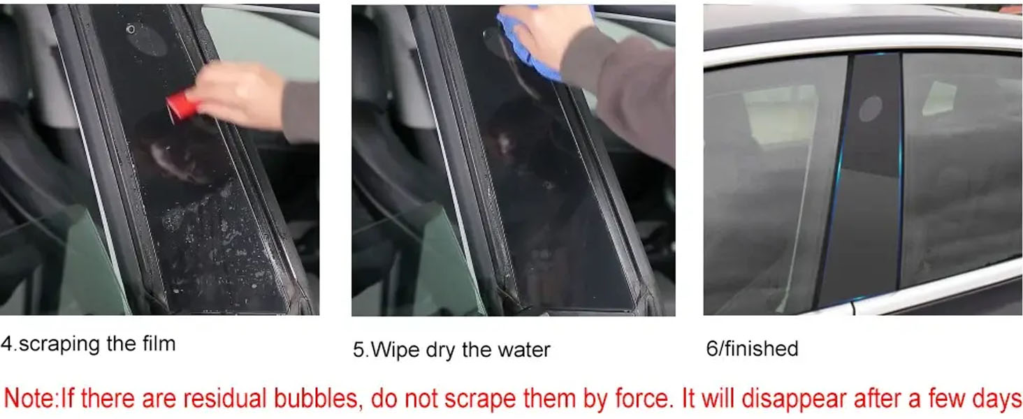 B-Pillar TPU Protective Film for Tesla Model Y