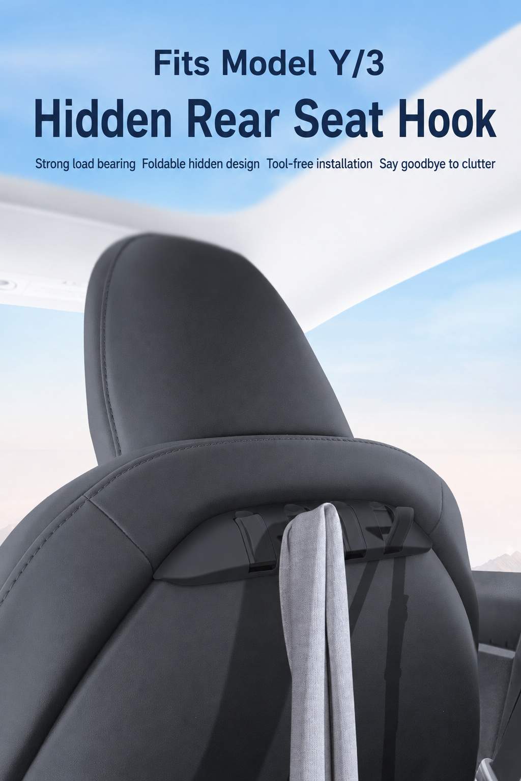 Car Seat Back Hooks For Tesla Model Y/3/S/X