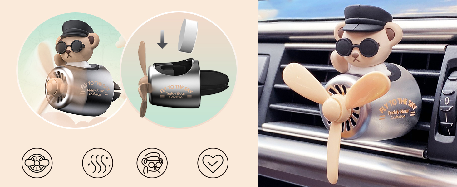 Car Air Freshener Vent Clips