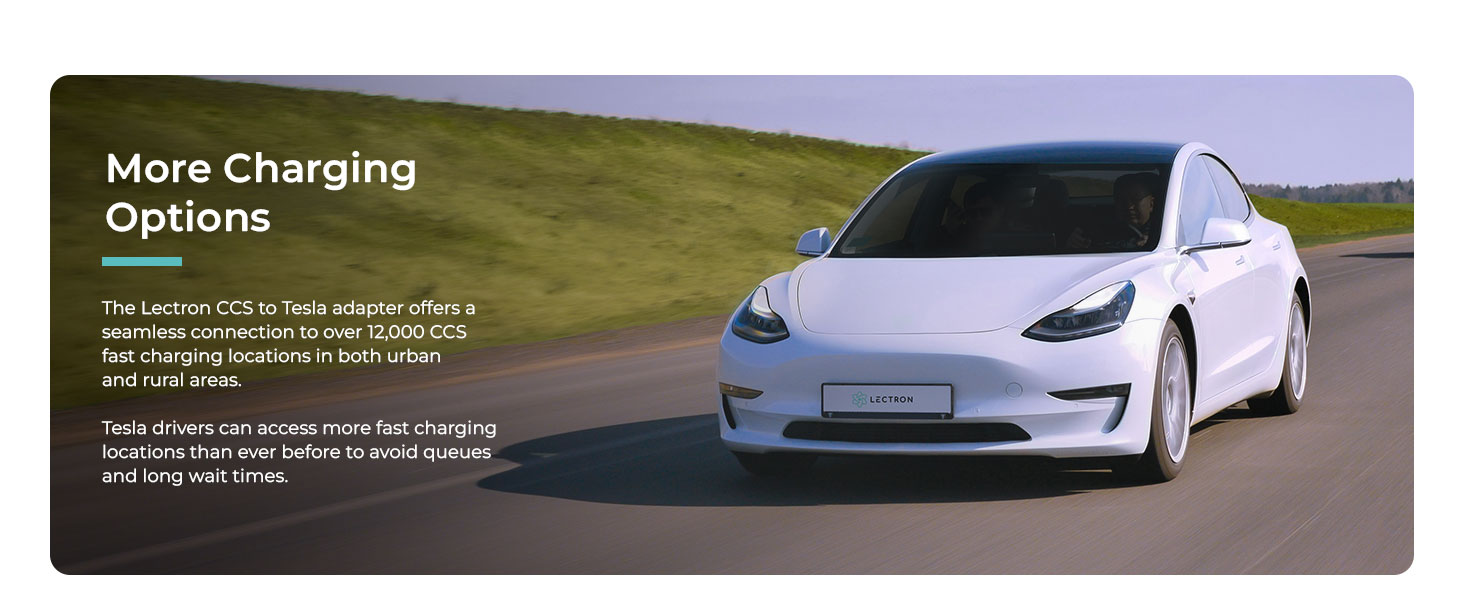 CCS to NACS Fast Charging Adapter for Tesla