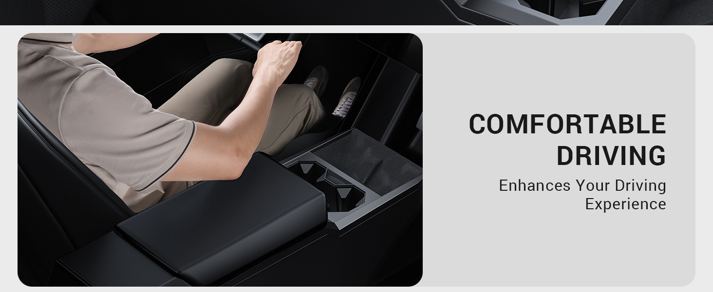 Center Console Armrest Cover for Tesla