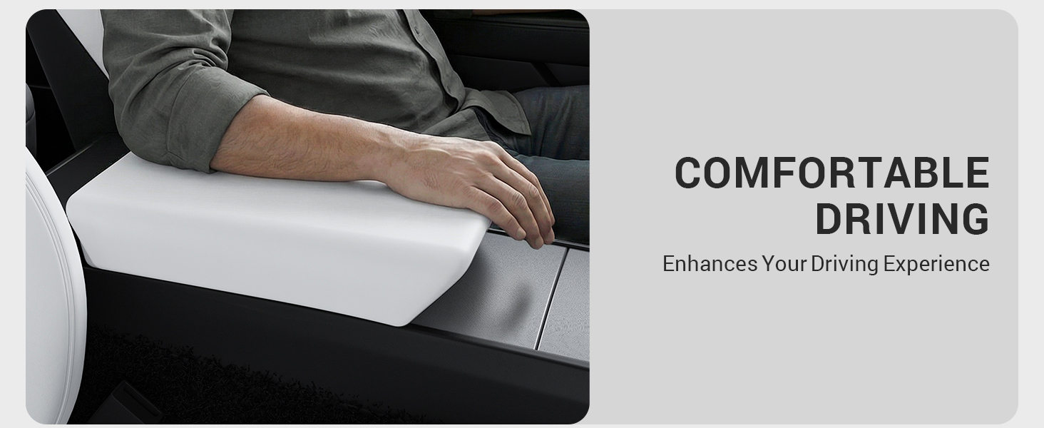Center Console Armrest Cover for Tesla Model 3/Y/S/X/Cybertruck