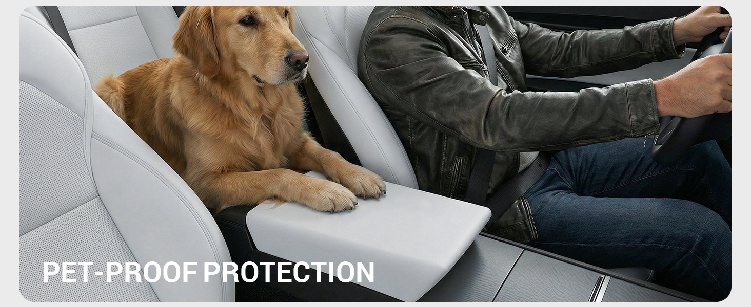Center Console Armrest Cover for Tesla Model 3/Y/S/X/Cybertruck