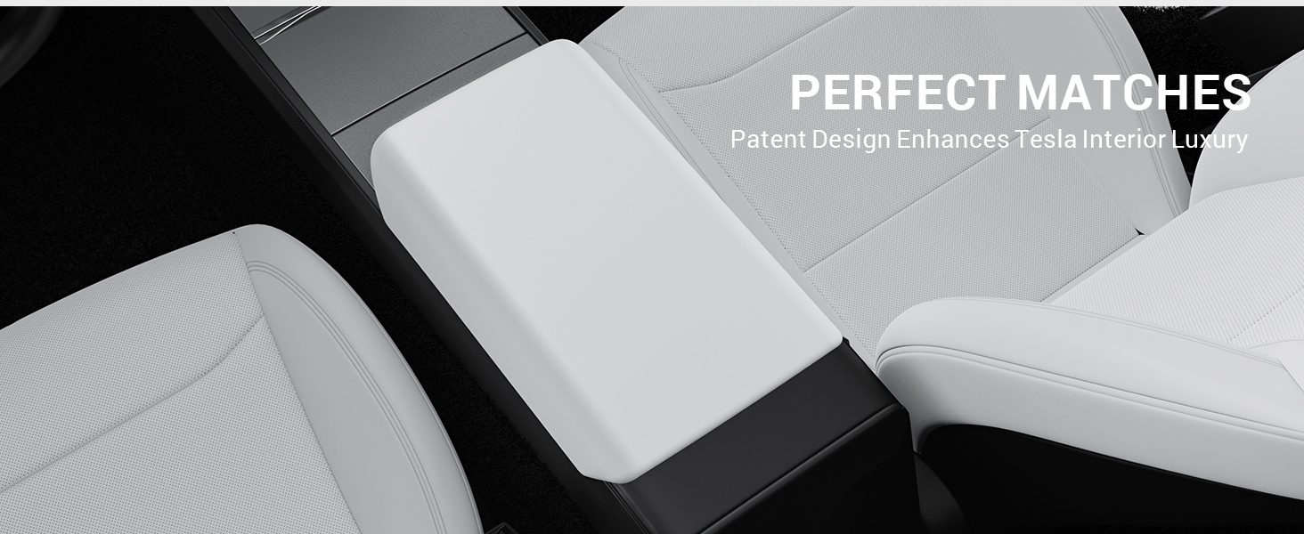 Center Console Armrest Cover for Tesla Model 3/Y/S/X/Cybertruck