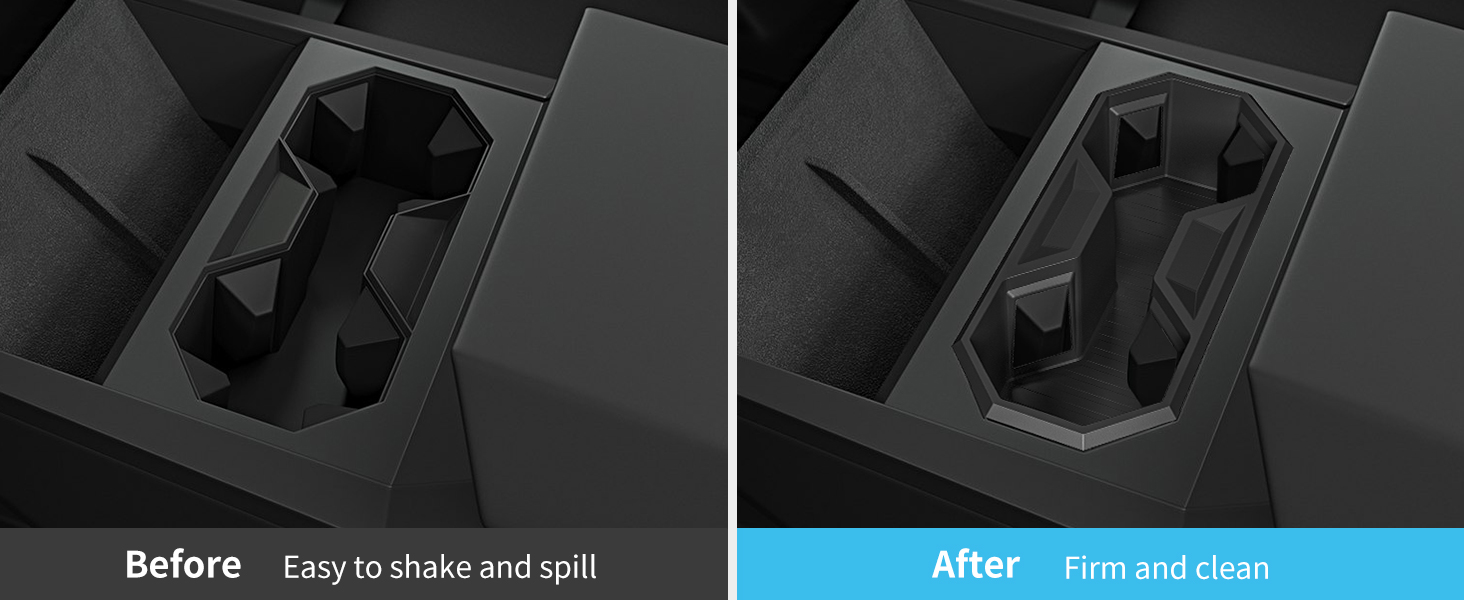 Center Console Cup Holder Insert for Tesla Cybertruck