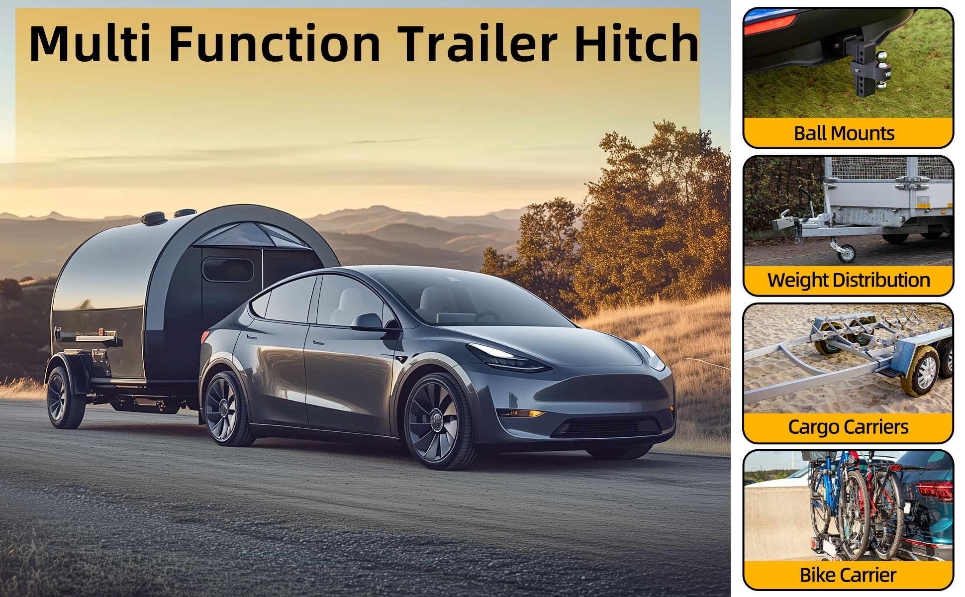 Class 3 Trailer Hitch for Tesla Model Y