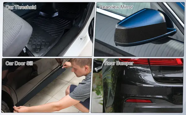 Car Door Edge Guards Door Sill Protector Automotive Entry Guard Anti Collision Scuff Sill Trim Protection Strips