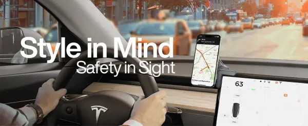 Hidden Magnetic Car Mount Behind Screen