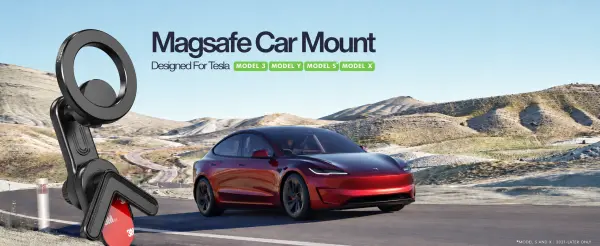 Hidden Magnetic Car Mount Behind Screen
