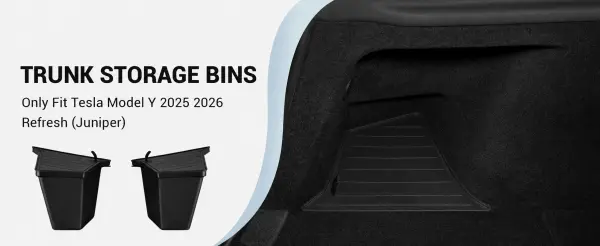 Trunk Storage Bins for Tesla Model Y