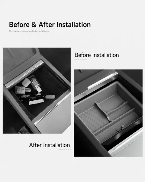 Center Console Organizer Storage