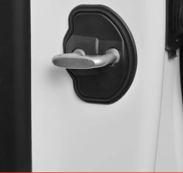 Door Striker and Hinge Door Lock Cover Protector