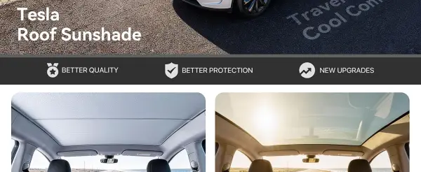 Roof Sunshade for Tesla