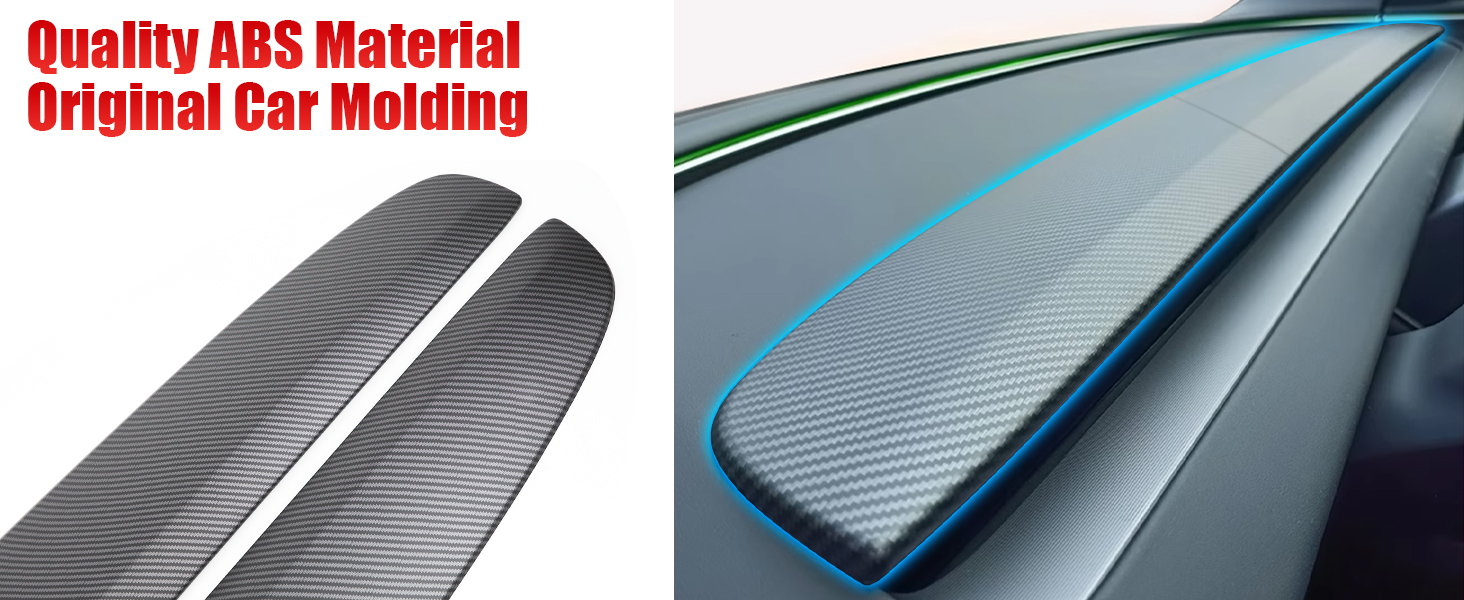 Dashboard Trim Cover for Tesla Model Y Juniper and Model 3 Highland