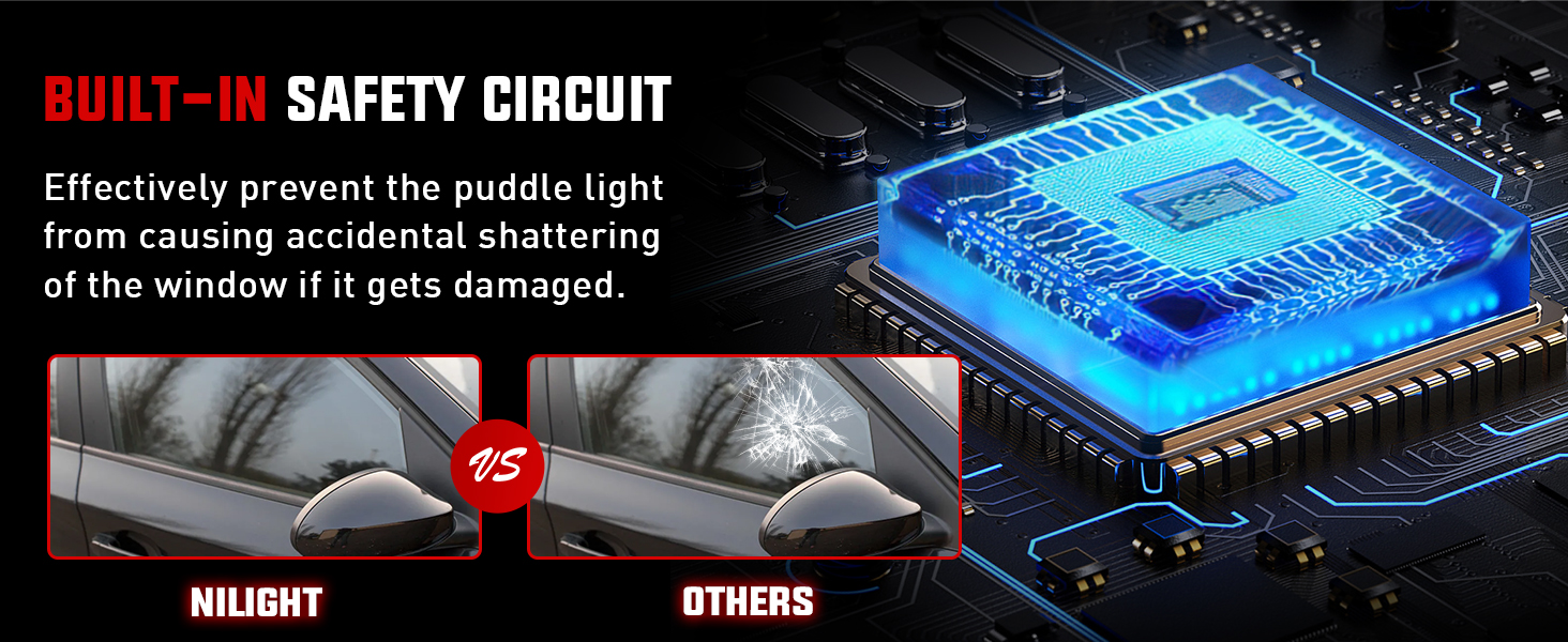 Door Projector Puddle Lights for Tesla Model 3/Y/S/X