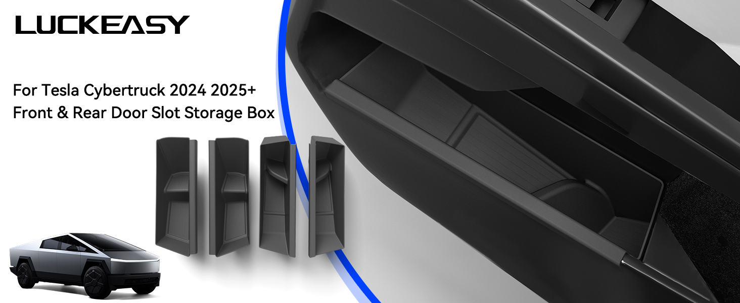Door Slot Storage Organizers for Tesla Cybertruck