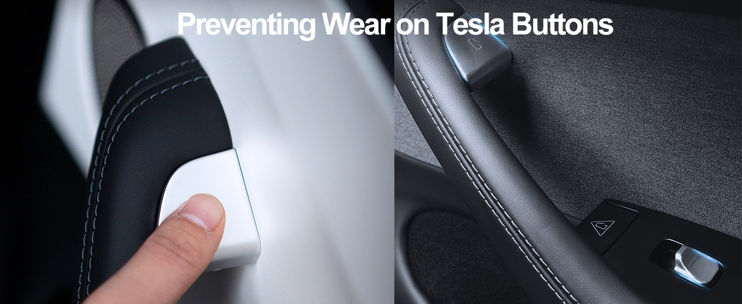 Door and Window Switch Trim Covers for Tesla Model Y Juniper and Model 3 Highland