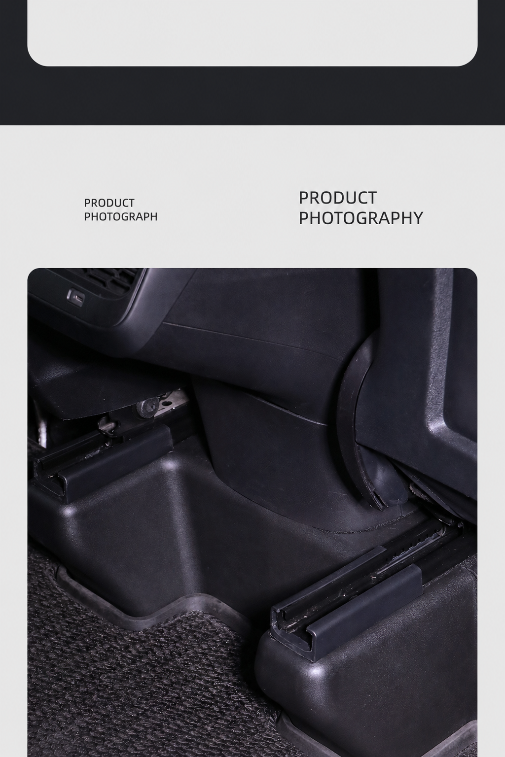 Interior Accessory Kit for New Model Y: Rear Seat Anti-Kick Guards, Under-Seat Corner Protectors, and Seat Rail Covers