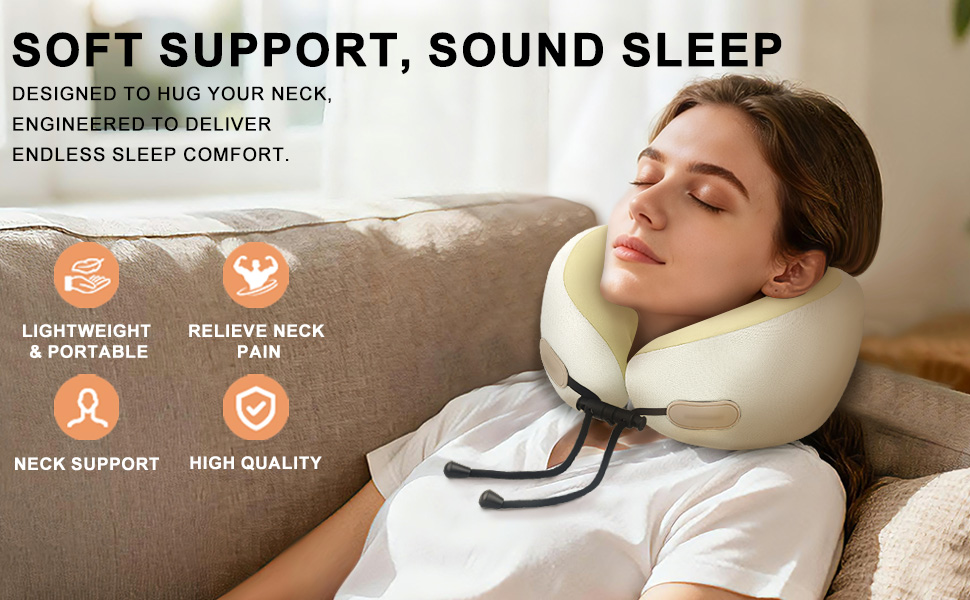 Foldable Memory Foam Travel Neck Pillow