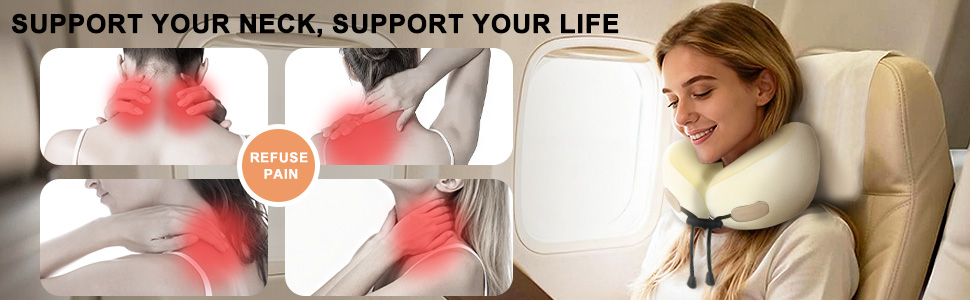 Foldable Memory Foam Travel Neck Pillow