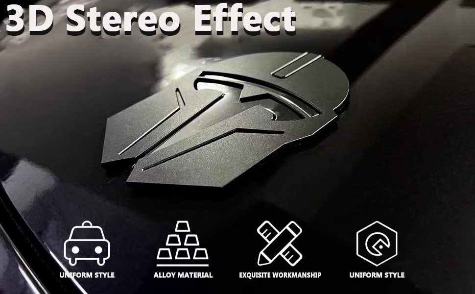 Front Trunk Logo Badge Sticker for Tesla Model 3/Y