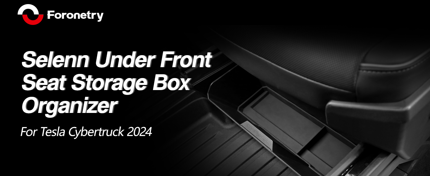 Front Under-Seat Storage Box for Tesla Cybertruck