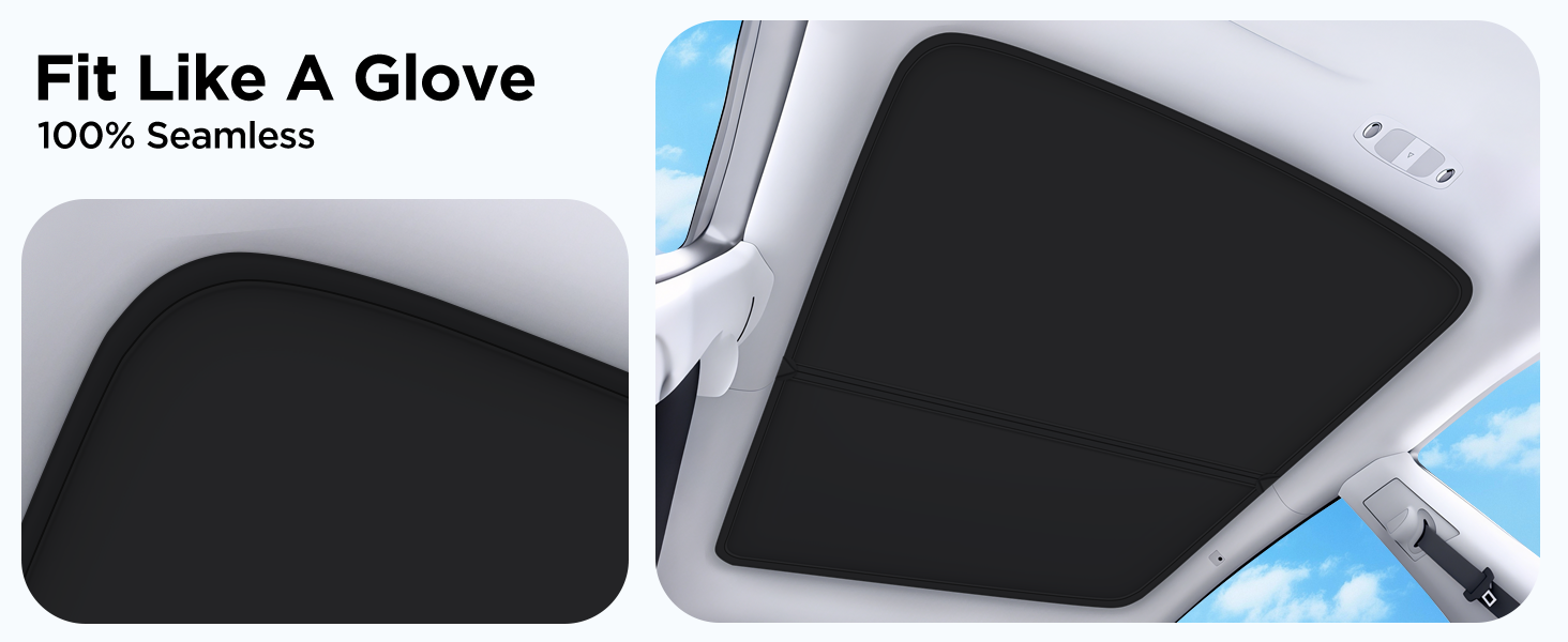Glass Roof Sunshade for Tesla Model 3/Y