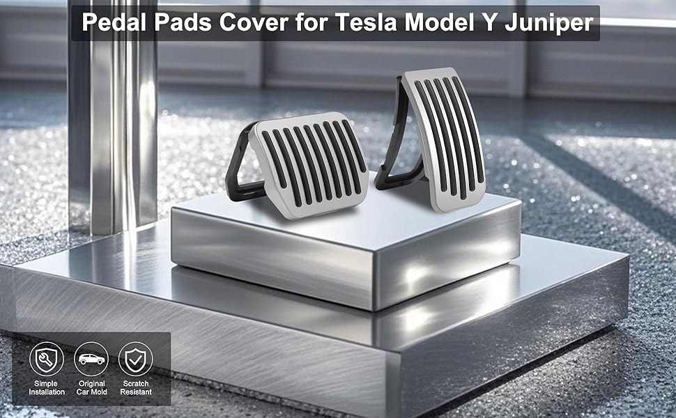 Silver Foot Pedal Pad Accessories
