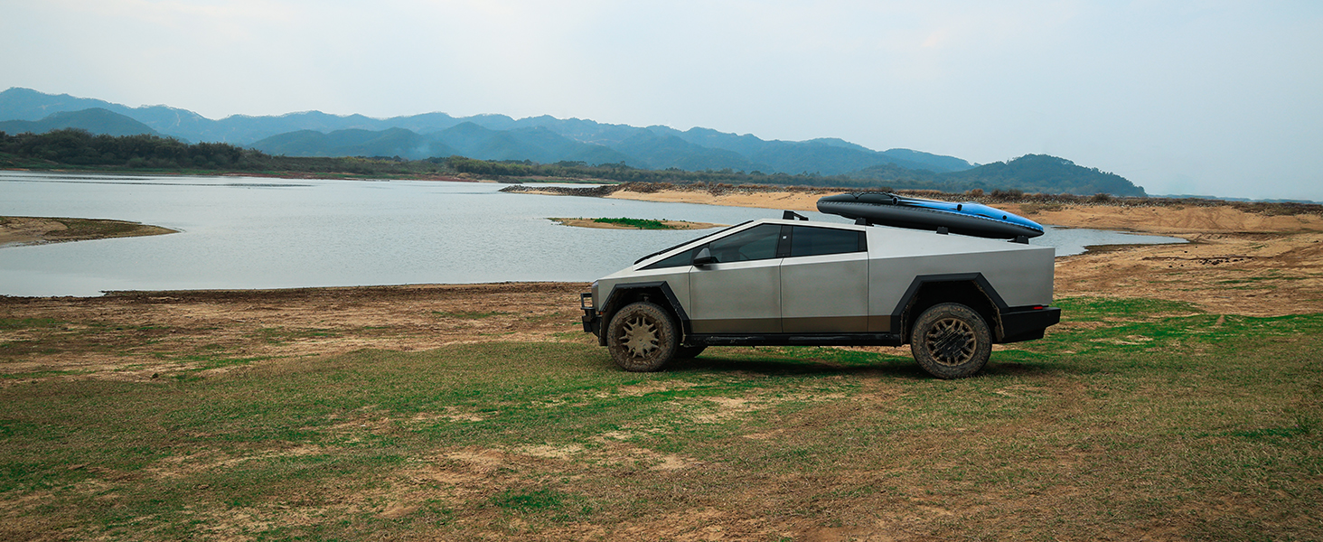 Heavy-Duty Roof Rack Crossbars for Tesla Cybertruck