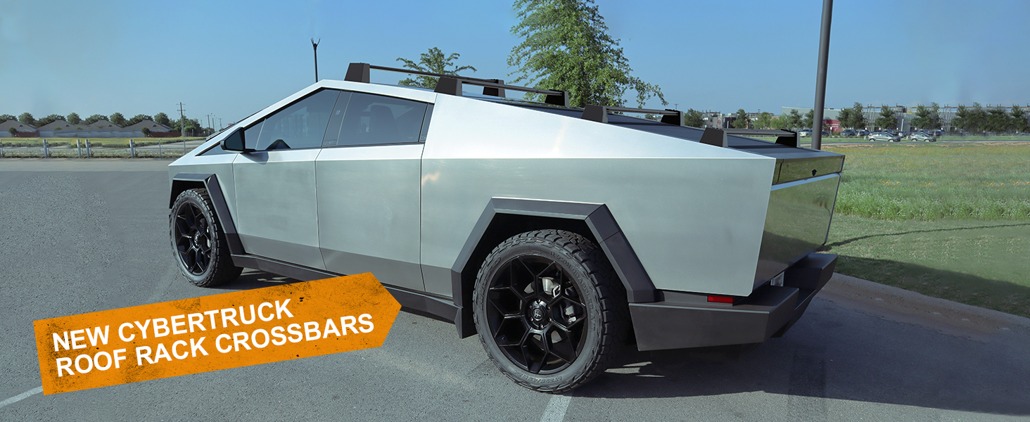 Heavy-Duty Roof Rack Crossbars for Tesla Cybertruck