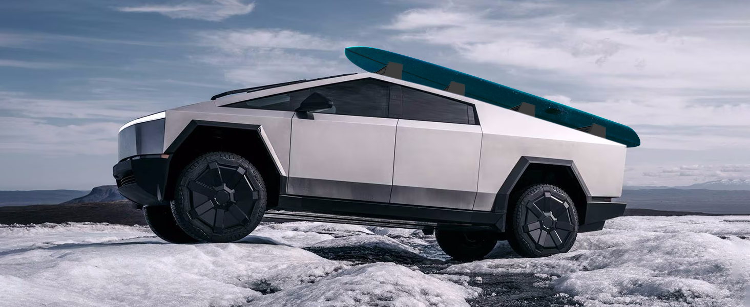 Heavy-Duty Roof Rack Crossbars for Tesla Cybertruck